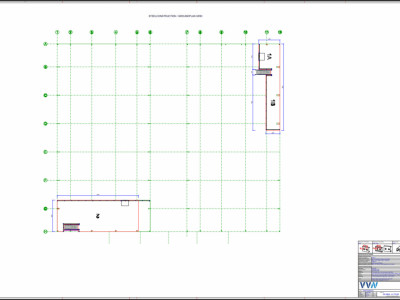 NBS Ādažu utbildningscenter - lagerritning 1